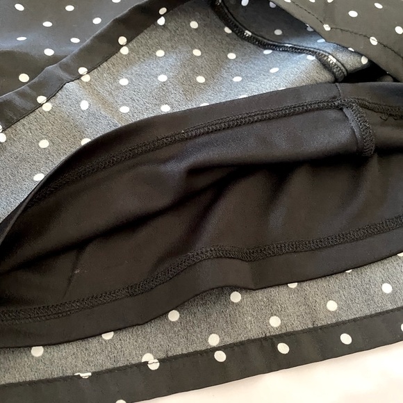 Rewind Black & White Slip on Polka Dot Dress. Sz. XS/Juniors with belt. EUC - Picture 5 of 11